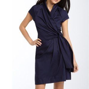 Diane von Furstenberg: Vern navy wrap dress